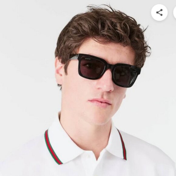 Gucci GG0001SN 001 Black Frame Black Lens Sunglasses w/ Case Italy 52-21-145 - Picture 2 of 16